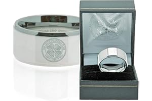 OFFICIAL CELTIC FC GIFTS Celtic FC Official Football Gift Band Ring (Medium) - A Great Christmas/Birthday Gift Idea For Men And Boys