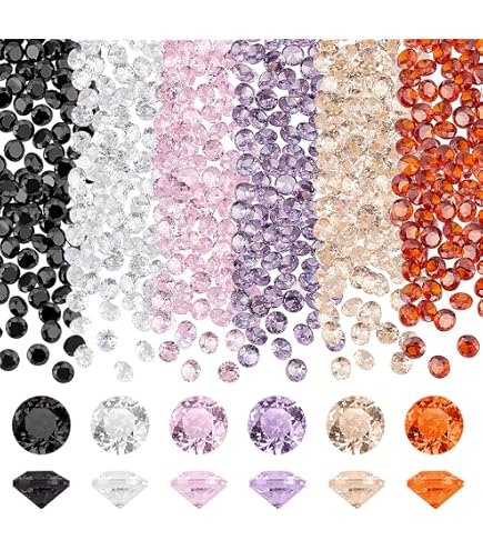 15 Perles Strass Cabochon Rond En Acrylique Multicolore - 16 Mm - Pour Bijoux & Créations