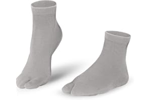 KNITIDO Traditionals Tabi | Chaussettes japonaises courtes en coton avec gros orteil séparé