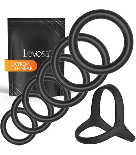 Anneau De Pénis En Silicone Noir 6mm - Cockring Rond, Sans Phtalate, Marque RougeCuir