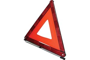 SAFETY FIRST AID GROUP HypaDrive Triángulo de advertencia de seguridad para averías en carretera, plegable, probado por el viento, con funda
