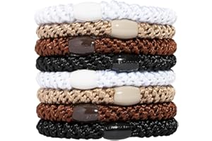 GIPFELFREUND Knekkies Haargummi Original – Haargummi Damen, Weich durch Einzigartige Stricktechnik, Passt zu Jeder Haartyp, Salzwasserfest (12 Stück)