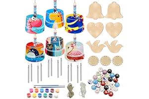 DAGORD 3er-Pack Geschenk DIY-Bastelset Windspiel Set Kinder Windspiel Bastelset Windspiel Bastelset Draußen für Outdoor Hängen und Kinder Handgemachte Kreativität