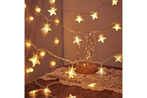 Neonawall Fairy Lights Plug in, 60 LED Star String Lights Mains Powered 8 Modes Waterproof Indoor Outdoor Lights for Bedroom Wedding Party Christmas Decoration