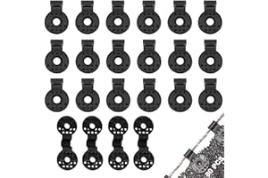 Gxlaihly 80PCS Clips de red de jardín,Clip de malla de sombra,Accesorios de tela para sombra,Clips especiales con ojal,Clips de fijaciónpara redes,Clips de red de sombra,Clip especial con ojal (80PCS)