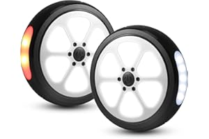 ‎ASOFTY ASOFTY Kinderwagen Licht, LED Kinderwagenlicht mit 3 Lichteffekten, IP65 Wasserdicht 12 LED Pro Licht 360° Roation für Alle Kinderwagen Beleuchtung