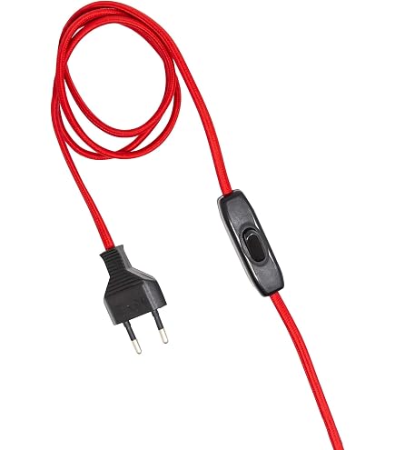 Altalena Per Cavo Tessile Lightstock 700100 – Supporto A Due Pezzi Per Lampade, Nero, Per Cavi Ø 7,5 Mm, Con Viti E Tasselli - 2