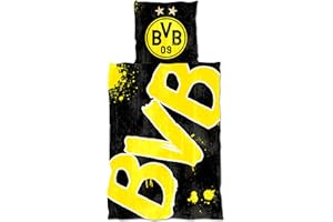Borussia Dortmund - Juego de cama (funda nórdica de 135 x 200 cm), diseño de BVB