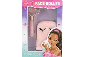Depesche 12693 TOPModel Beauty and Me-Kit Visage avec Roller Quartz Rose et Gant, Multicolore