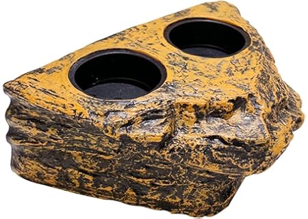 Gecko matskål – magnetisk matskål för reptil, kreativ matvattenmatare | Fedding Ledge matskål med 2 - Amazon Deal & Rabatt