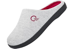 Mishansha Chaussons Femme Pantoufle Homme Mousse à Mémoire de Forme Hommes Chauds Confort Antidérapant Intérieur/extérieur