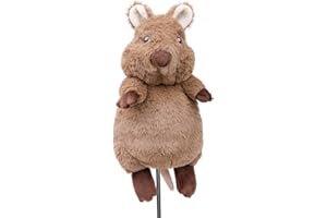 Lilizzhoumax Hybird/Fairway Wood Head Cover - Brown, Capybara Cute Animals Golf Club Head Cover, Golf Driver Headcover Funny - Fits Hybird/Fairway Wood golf clubs Golfer Gift for Men