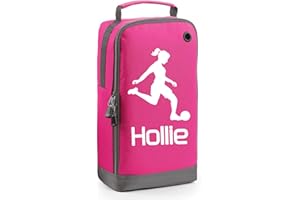beyondsome Girls Personalised Football Boot Bag