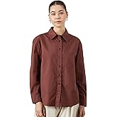 Amazon Brand - Symbol Women's Oversized Cotton Casual Shirt (Available in Plus Sizes)