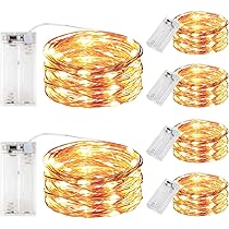 Guirlande Lumineuse Led Pile Lot De 6 Petite Guirlande Lumineuse, Guirlande Led U00c0 Pile 3 M 30 Led Guirlande Lumineuse 3000 Led