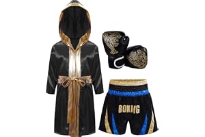 Xnihocha pojkar barn boxning uniform set långärmad boxning rock boxing shorts boxershorts wushu fitnesskläder