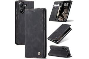 Cracedily Funda para Xiaomi Poco X7 Pro Case, Carcasa Protectora Antigolpes Case, Soporte Plegable, Ranura para Tarjeta, Cover Cuero PU Carcasa Poco X7 Pro, Negro