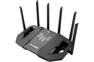 ASUS TUF Gaming BE9400 Tri Band WiFi 7 (802.11be) Extendable Router gamingowy (cztery porty 2.5G, 3-stopniowe przekierowanie portów, Smart Home Master, obsługa AiMesh i AiProtection dla bezpieczeństwa