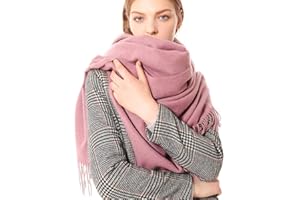 Leisofter Sciarpa Donna Cashmere Invernale per Donna e Uomo, Scialle Donna alla Moda, Foulard Donna Stole Elegante Sciarpa Calda e Morbida Lungo da 200cm x 70cm