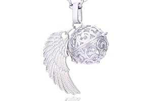 TRADICT GMBH Morella®, Collana da donna, in acciaio inox, 70 cm, con ciondolo ornamentale a sfera da 16 mm in sacchetto regalo, diversi modelli disponibili