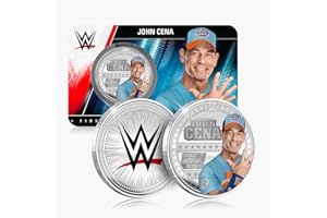 FANTASY CLUB John Cena WWE 32 mm Moneda Coleccionable Oficial – Homenaje al 16 Veces Campeón Mundial y Leyenda de la Lucha Libre – Edición Limitada para Fans y Coleccionistas