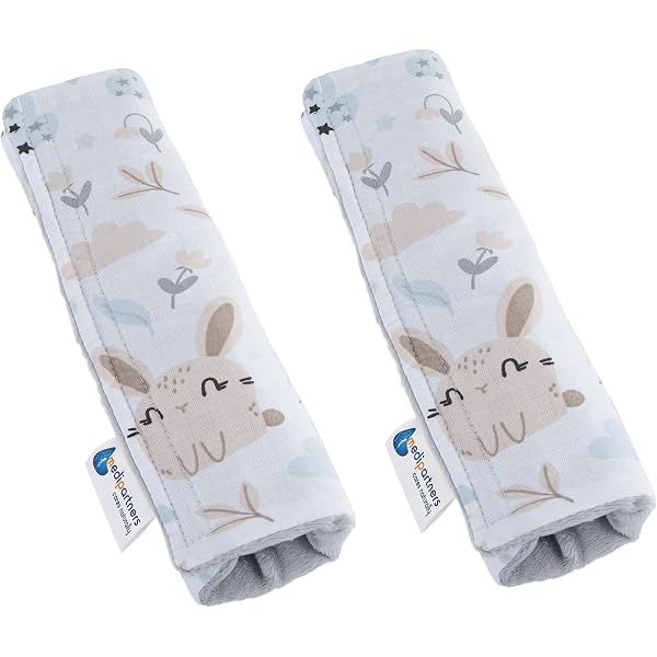 Lot De 2 Coussinets De Ceinture De Sécurité – Motif Fleuri, Protection Cou & Épaules Pour Adultes Et Enfants – Amovibles & Confortables