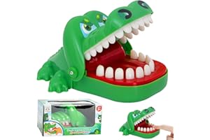 TZQFROCE Juguete Cocodrilo Dientes - Juego de Mesa y Habilidad para Niños a Partir de 3 Años - Regalo Familiar