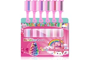 Hair Chalk Combs for Kids, MSDADA Temporary Bright Hair Color for Kids Birthday Gifts for Girls Age 6 7 8-12+Colour Hairspray for Children's Day Gift for Christmas Party New Year(Multicolored A)