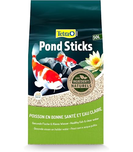 Flamingo Nourriture Étang Granulats 5 Kg 46 L - Aliment Complet Poissons Étang