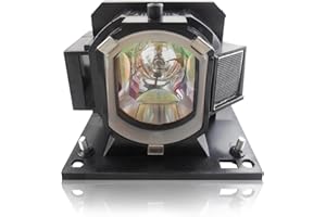Supermait DT01411 Lámpara Bulbo Bombilla de repuesto para proyector con carcasa Compatible con Hitachi CP-A352WNM CP-TW3003 CP-TW2503 CP-AW2503 CP-AW3003 CP-AW3019WNM CP-AX3003 CP-AX3503 CP-AW3005