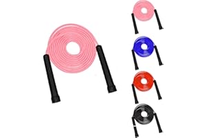 5RIDGE Skipping Rope Adult Fitness Jump Rope Gym Workouts & outdoor Training for Fat Burning Boxing, MMA & Interval Exercises Speed Fitness Weighted Skipping Ropes for Women & Men