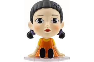 YuMe Squid Game Bobble Head - Young-Hee 2.5" Mini Figure Collectable in Hero Window Box | Officially Licensed Netflix Merchandise | Toy Gift for Kids, Adults & Series Fans | Collect All 4 Figures