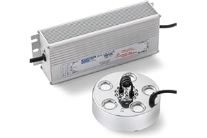 Mxmoonant Fabricant de Brouillard 5 têtes Brumisateur à ultrasons 2000ML/ H Fogger Humidificateur 120W pour la Conservation des Aliments dans l'atmosphère du Festival de Paysage hydroponique