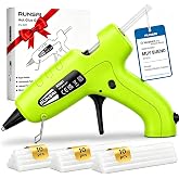 RUNSAI&reg; Pistola de Silicona Caliente Mini Antigoteo, 30W con 30 Barras 7mm | Pistola de Pegamento Termofusible Mini con Cable