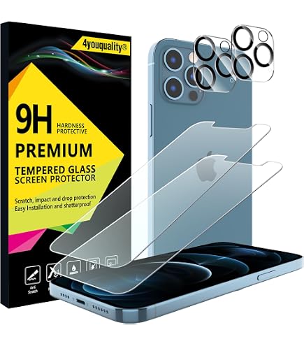 Offerte IPhone 3 Pellicole Protettive In Vetro Temperato Per IPhone (dall'11 Al 16 Pro Max) - Anti-impronte E Anti-graffio, Trasparenti Pellicola Protettiva Iphone