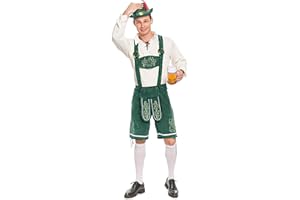 Spooktacular Creations Men’s German Bavarian Oktoberfest Costume Set for Halloween Dress Up Party and Beer Festival