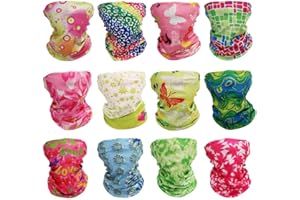 GUIFIER Elastica Pañuelos Cabeza Multifunción Bufanda Bandana,Bragas de Cabeza Turbante Magico Pasamontañas Tubo UV Pulsera Mascarilla para Hombre Mujer Festivales de música, Raves, Monta