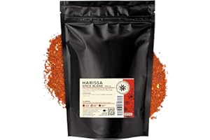 Nature Kitchen Moroccan Harissa 500g Large Bag Of Seasoning Spices And Herbs. Gluten-Free and Vegan, Everyday Cooking Blends For Marinades, Sauces, Frying, Baking Or Grilling