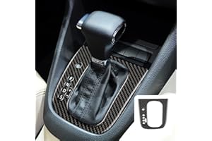 KUNGKIC carbone voiture tableau de bord autocollant de couverture intérieure Compatible with Volkswagen VW Golf 6 GTI MK6 2008-2013 Accessoires (style A)