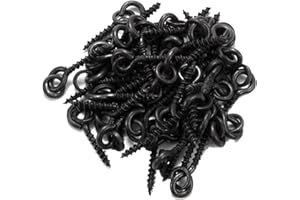 FOXCUP Fransande 50 piezas de tornillos boilie de de carpa con anillo sólido herramienta de cebo para de carpa