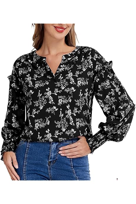 Maglia Camicette Scollate Camicette Scollate Con Bottoni Camicetta