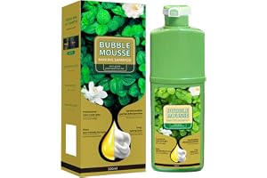 Bubble Mousse hårfärg – Bubble Mousse Hair Dye Shampoo, 500 ml färgschampo för grått hår, naturlig svart, brun B, mörk