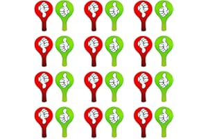 ORIENTAL TRADING Thumbs Up/Down Cardboard Paddles | Red and Green | 24 Pcs.