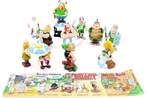 Kinder Surprise - Jeu complet de 10 personnages d’Astérix et Obélix de l'année 2000