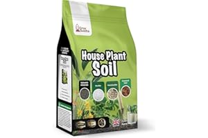 Grow Buddha Houseplant Soil - Natural Indoor Houseplant Potting Compost Mix - Enriched with Special Nutrients - House Plant Potting Soil Compost Mix for Indoor Plants - Healthy Indoor Plant Soil (2L)