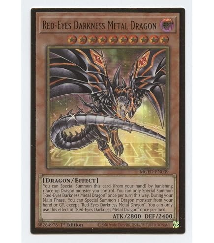 Red-Eyes Black Dragon - MP22-EN267 - Prismatic Secret Rare - 1st