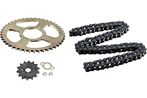 RV-Parts Quad ATV Kettenkit Dirtbike Ritzel Set Pitbike 428 14 Ritzel 48 Zähne 56 Glieder