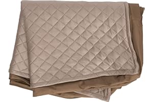 Furhaven Housse de Rechange pour lit de Chien résistante à l'eau pour intérieur/extérieur - Matelas Convertible Lavable - Sable - Jumbo (Taille XL)
