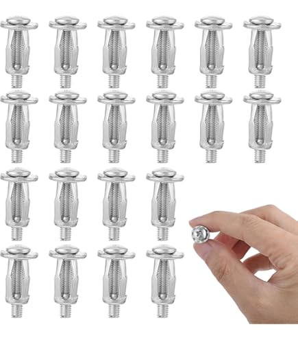 30 Tasselli M8 A Espansione Per Cavità - Dadi A Petalo In Acciaio Per Porte Cave E Lamiera - Foto 5