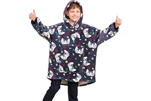 Piefry Sudadera con Capucha Gamer para Niños, Manta con Capucha de Gran Tamaño para Adolescentes